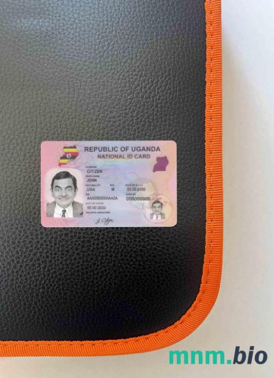 Uganda ID fotowygląd skan i fotorealistyczny snapshot, 2 w 1
